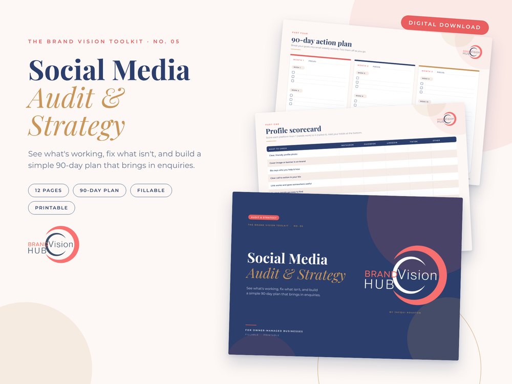 Social Media Audit & Strategy digital download